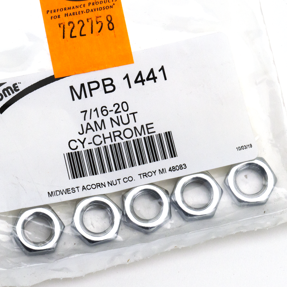 Midwest Acorn Nut Company Chrome Jam Nuts Assortment – Hardware