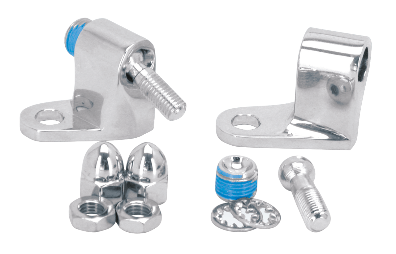 Zodiac Front Chrome Turn Signal Mount Kit – Electric & Light