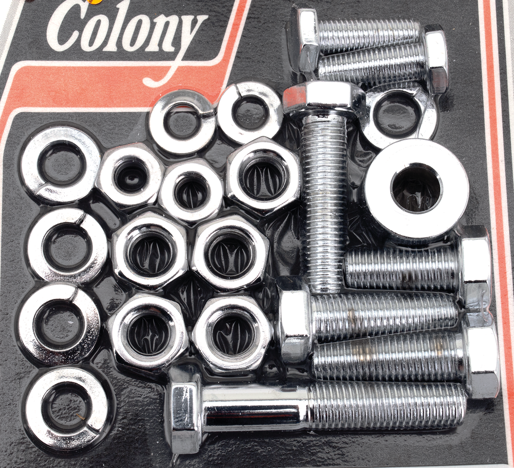 Colony Exhaust Bolt Kit for Knucklehead and Panhead