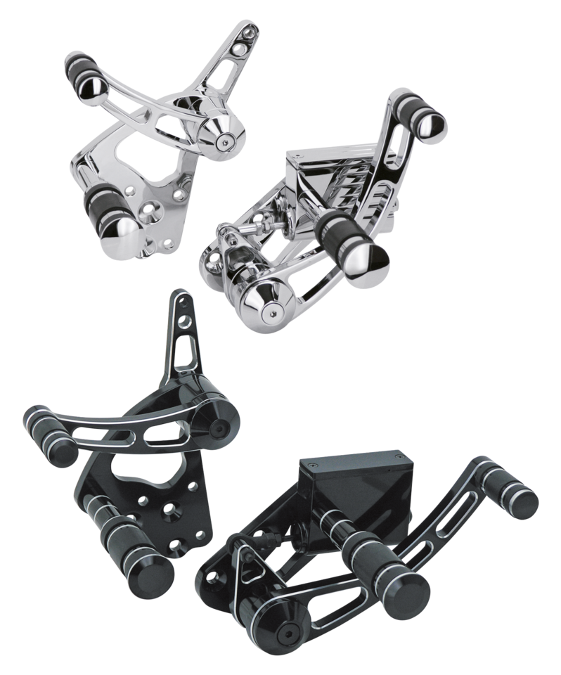 Zodiac Forward Control Kit for Softail & 4 Speed FX FL – Foot Control