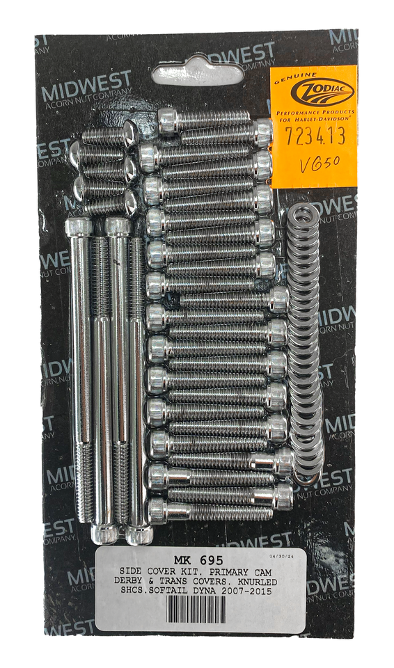 Midwest Acorn Nut Company Chrome Drivetrain Side Cover Kits – Hardware