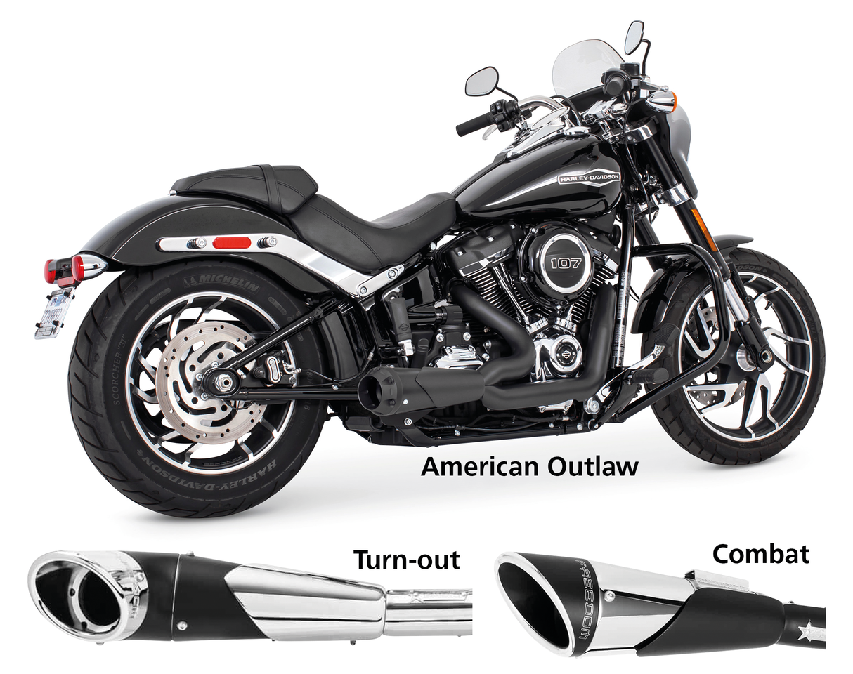Freedom Performance Exhaust Shorty 2-INTO-1