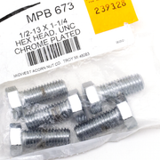 Midwest Acorn Nut Company Chrome Plated Unc Hex Head Cap Screws Assortment – Hardware