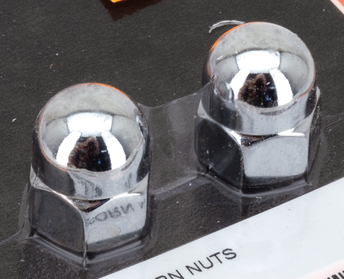 Colony Round Top Chrome Acorn Nuts – Hardware