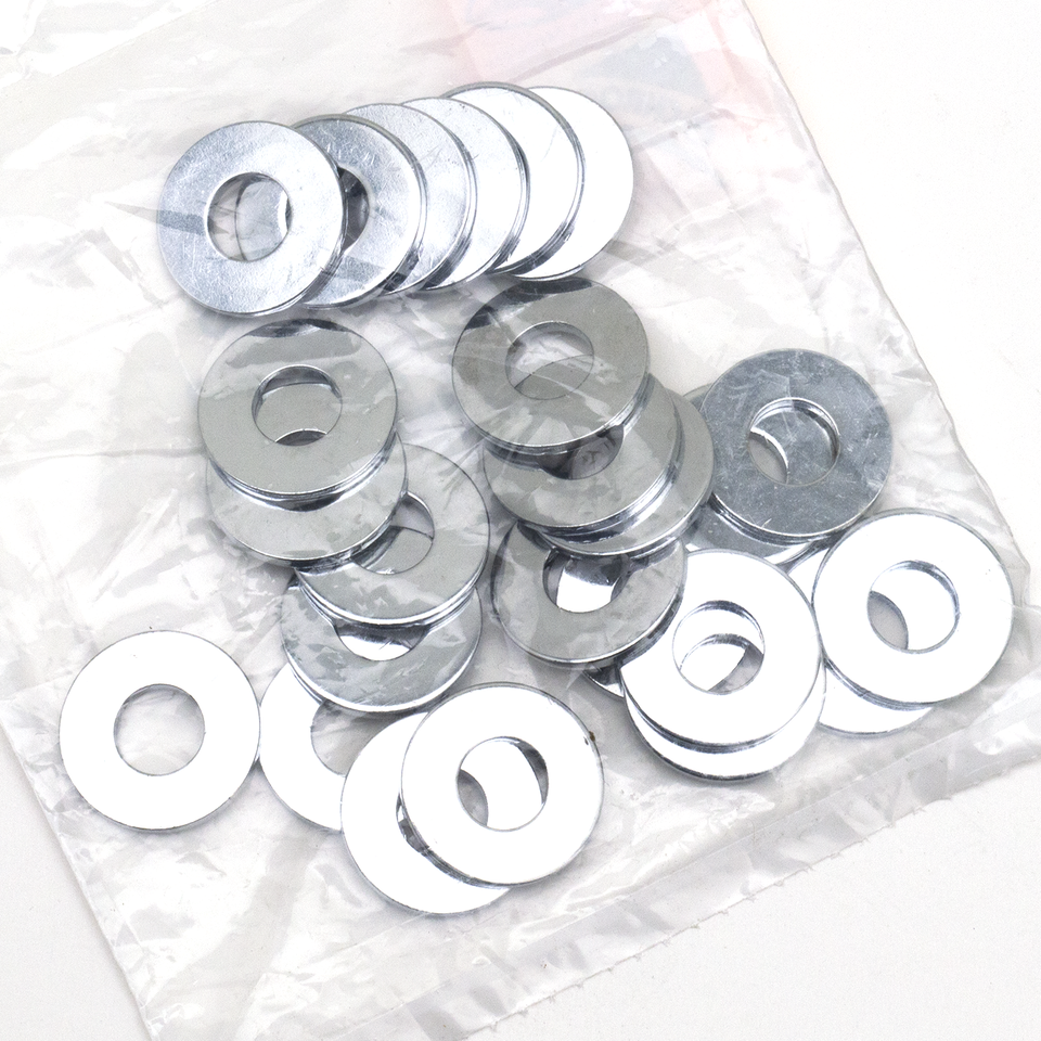 Midwest Acorn Nut Company Chrome Plated Flat Washers Assortment – Hardware