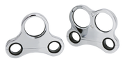 Zodiac Pro-Max Chrome Billet Gauge Mounts for T-Bars – Gauges & Dashes