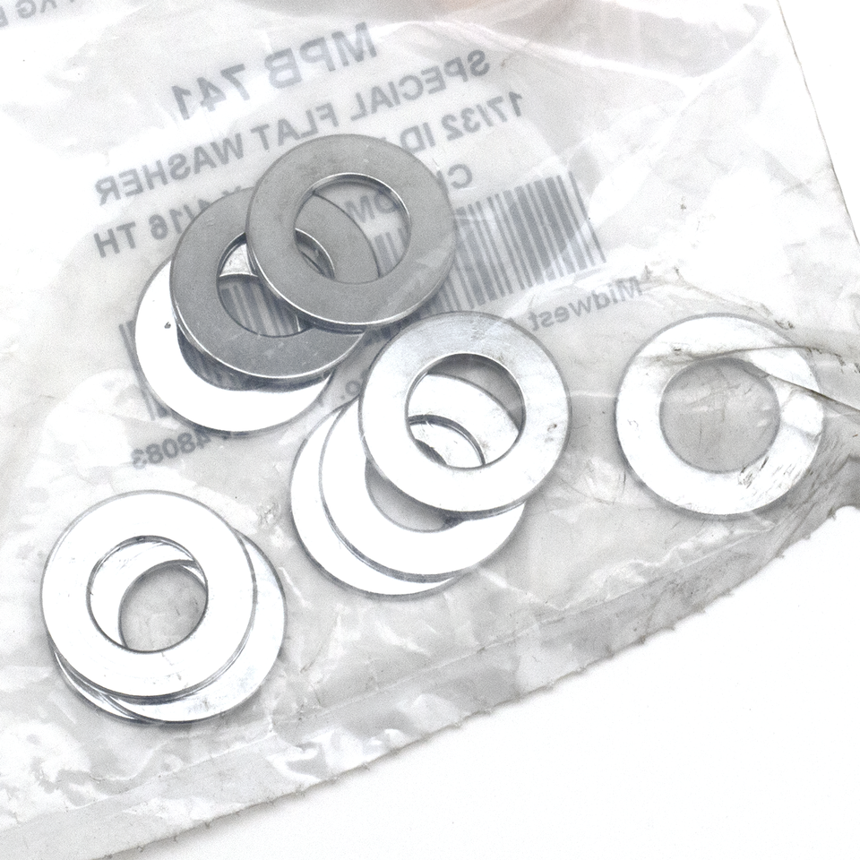 Midwest Acorn Nut Company Special Size Chrome-Plated Flat Washers – Hardware