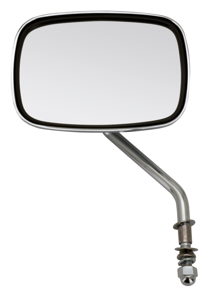 Zodiac One Piece Die-Cast Chrome Mirrors – Handlebar