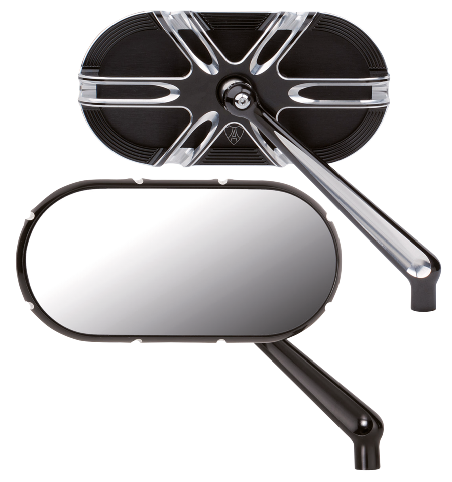 Arlen Ness Caged Series Forged Billet Mirrors – Handlebar