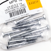 Midwest Acorn Nut Company Chrome Plated Hex Head Cap Screws Assortment – Hardware