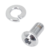 Midwest Acorn Nut Company Chrome Button Head Seat Tab Screw