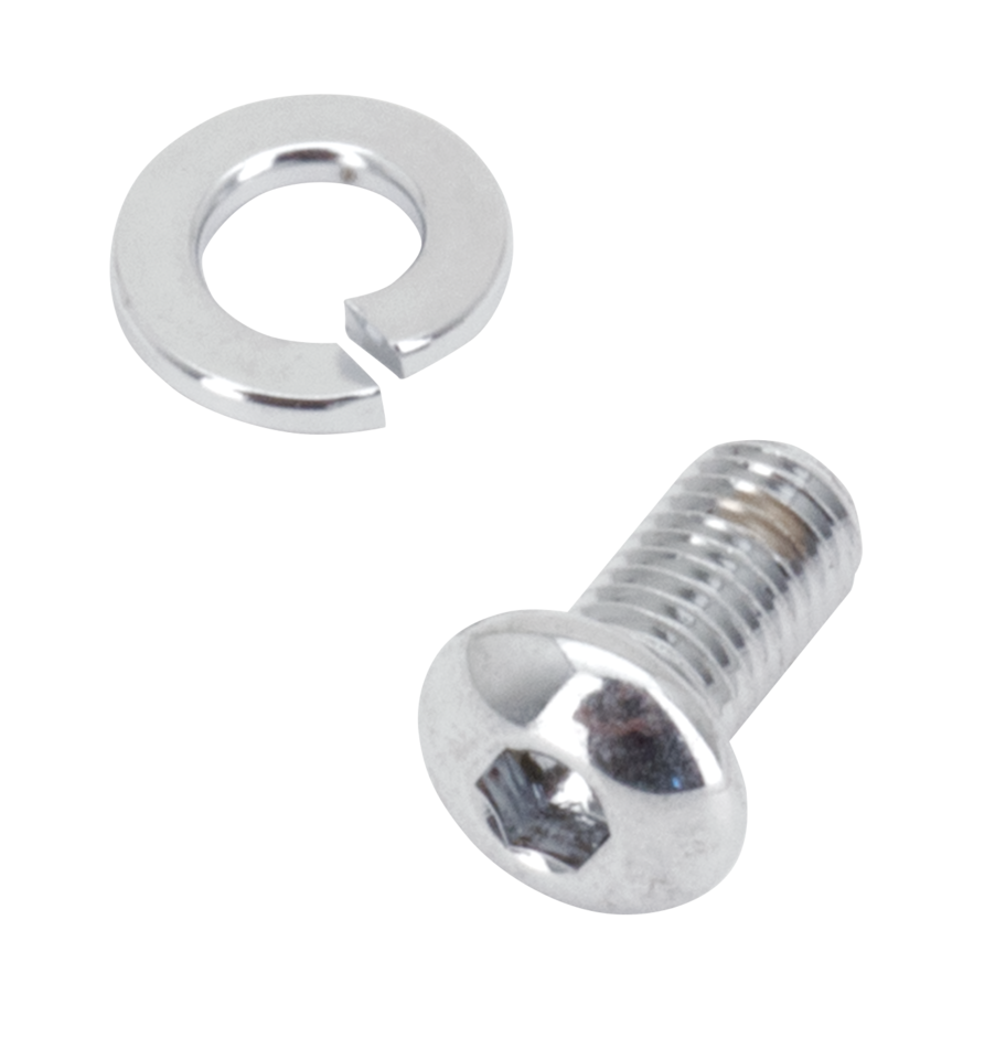 Midwest Acorn Nut Company Chrome Button Head Seat Tab Screw