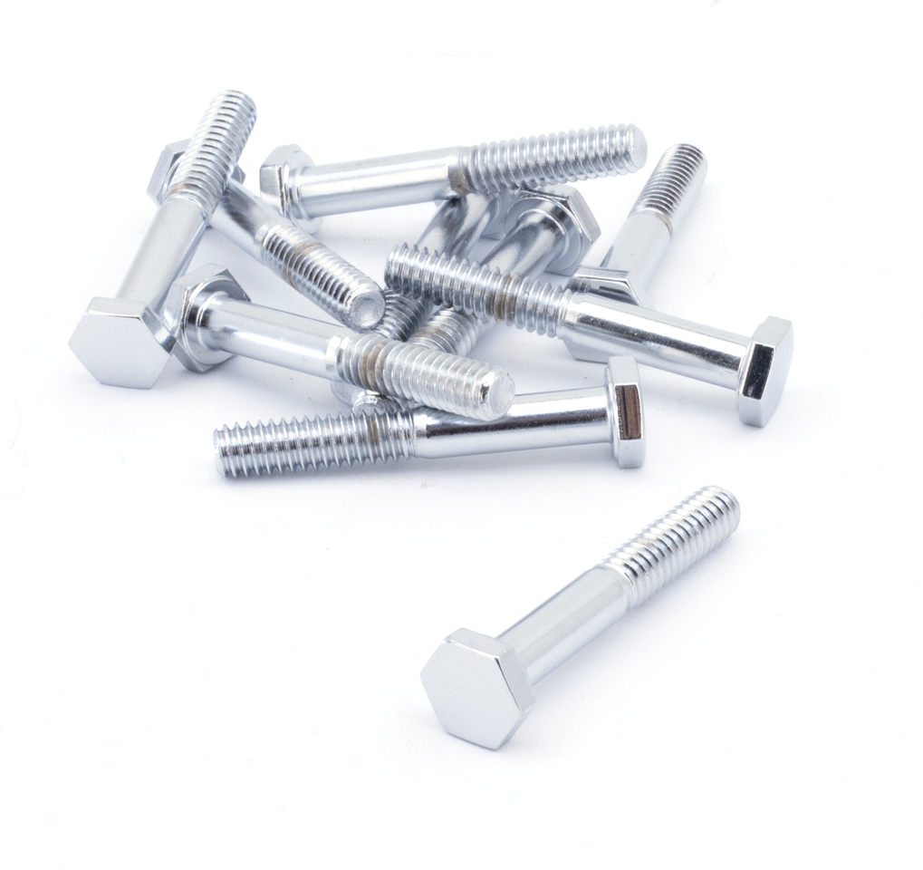 Midwest Acorn Nut Company Chrome Plated Hex Head Cap Screws Assortment – Hardware