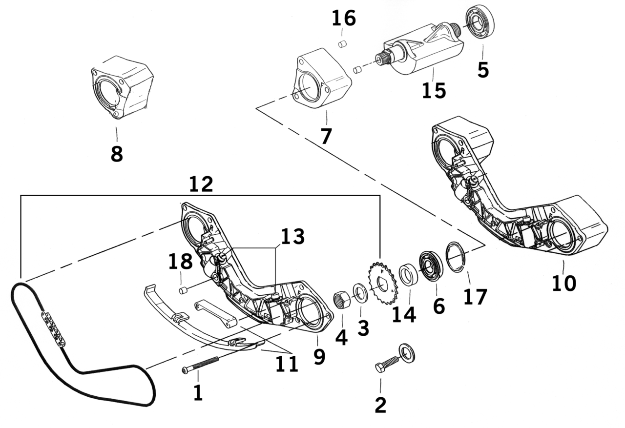 Eastern MC Parts Engine Balancer Parts for Twin Cam B