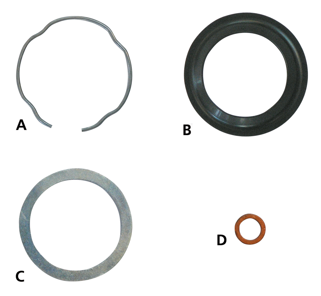 James Gaskets Front Fork Seal Retaining Clips and Back Up Washers