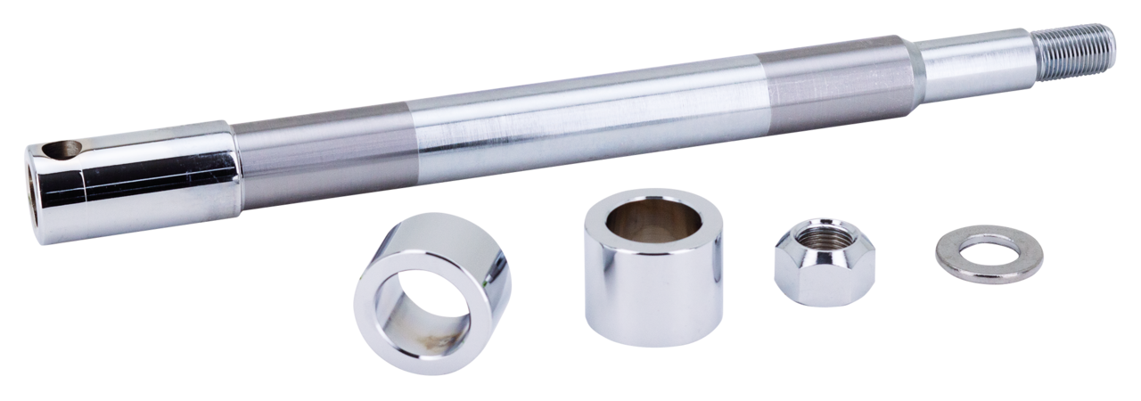 Zodiac Chrome Plated Front and Rear Axles – Wheel & Tire