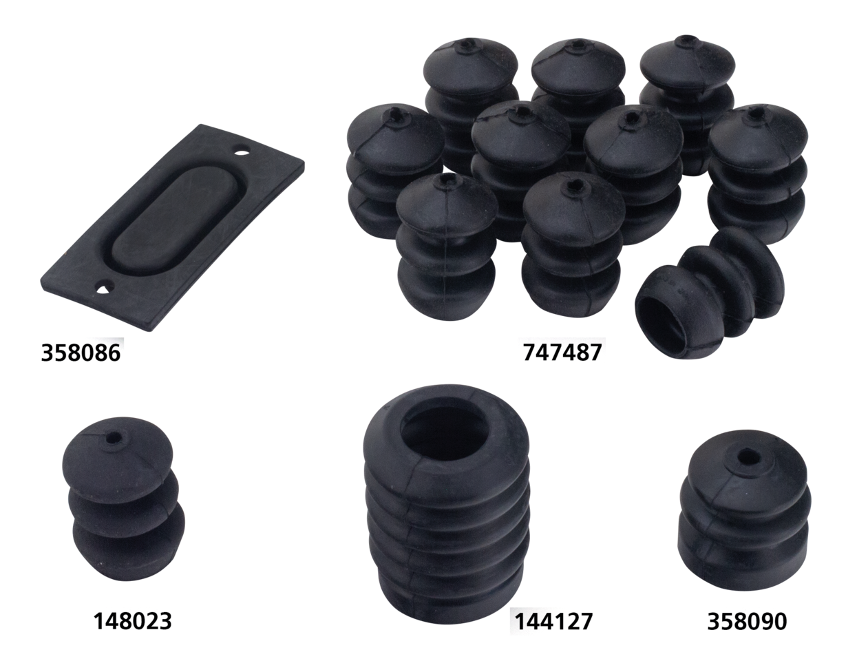 Zodiac Rear Brake Master Cylinder Cap & Dust Seals – Foot Control