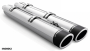Freedom Performance Exhaust 4" Slip-Ons for Indian Powerplus & Thunderstroke
