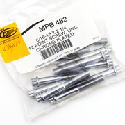 Midwest Acorn Nut Company Chrome Plated 12 Point Bolt Assortment Tray – Hardware