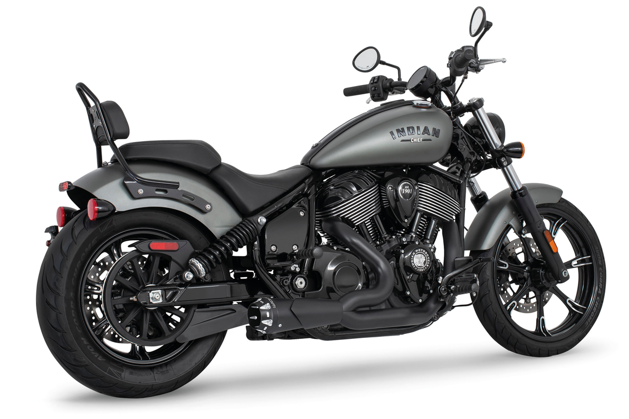 Freedom Performance Exhaust Combat American Outlaw 2-INTO-1 for Indian Powerplus & Thunderstroke