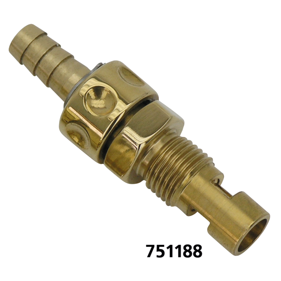 Kustom Tech Carburetor Mounted Fuel Valve for S&S Carburetors – Gas- & Oil Tank
