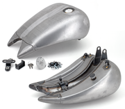 Zodiac One Piece 4" Stretched Steel Smooth Top Gas Tank for Softail – Gas- & Oil Tank
