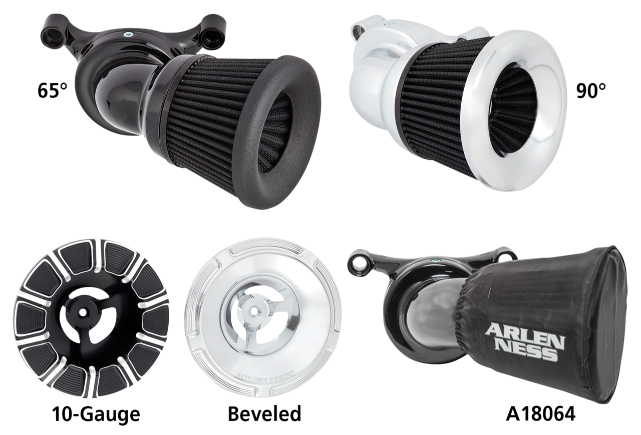 Arlen Ness Velocity Air Cleaners – Intake