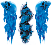 Lethal Threat "bike Tattoos" Designs and Tank Decals