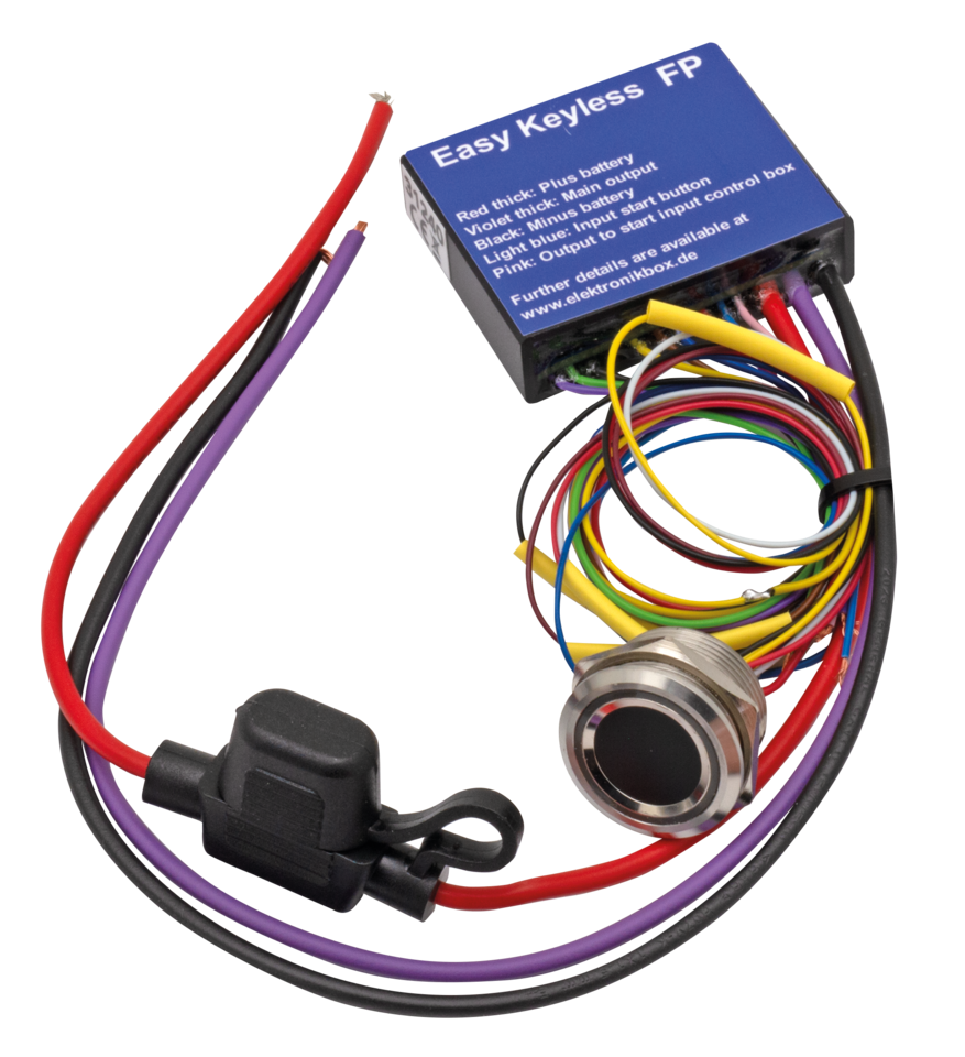Axel Joost Elektronik Elektronikbox Rfid or Fingerprint Keyless Ignition Switch – Electric & Light