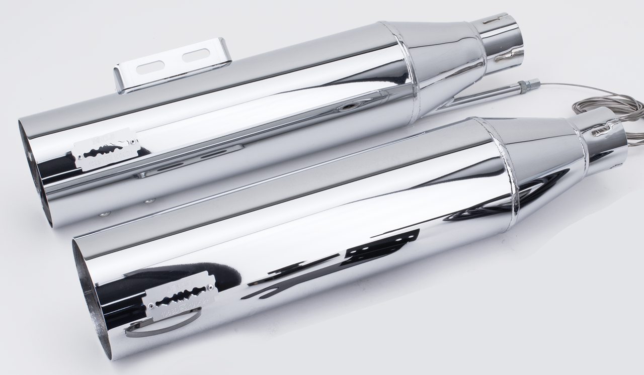 Mcj Adjustable Mufflers for Milwaukee Eight Softail – Exhaust