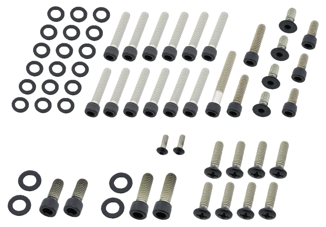 Screws4Bikes Black Stainless Steel Drivetrain Screw Kits – Hardware