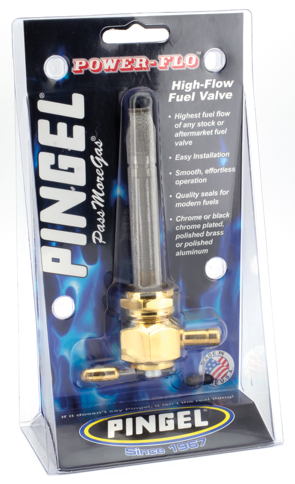 Pingel Old Skool Style Brass Petcocks – Gas- & Oil Tank