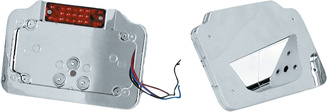 Zodiac License Plate Brackets with LED Taillights – Electric & Light