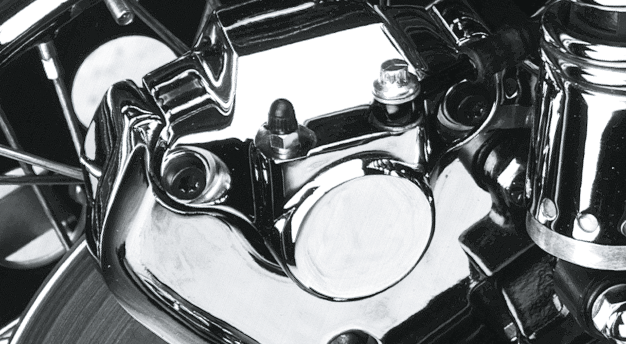 Zodiac Chrome Plated 1987-1999 Style Rear Caliper – Brake