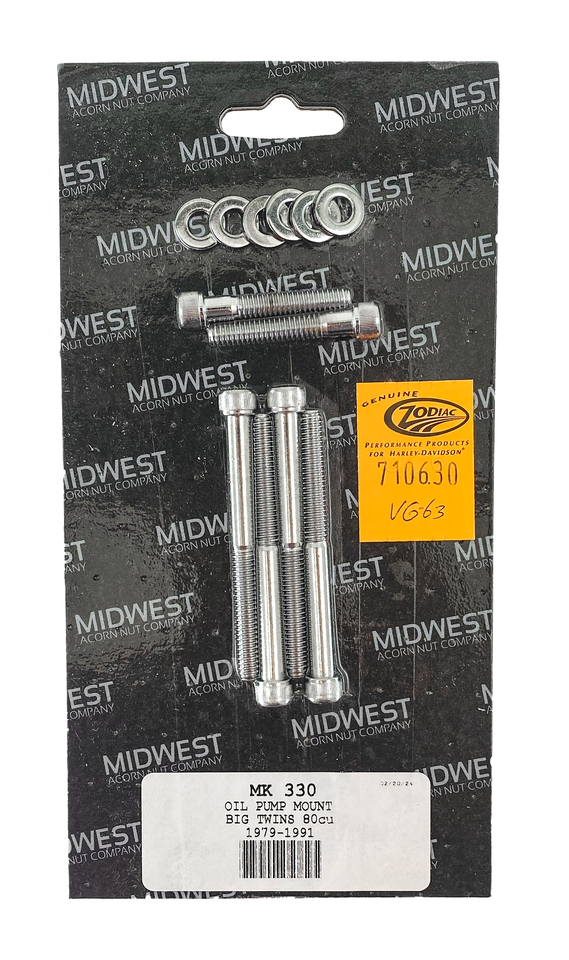 Midwest Acorn Nut Company Oil Pump Mount Kit for Big Twin by Midwest Acorn – Engine