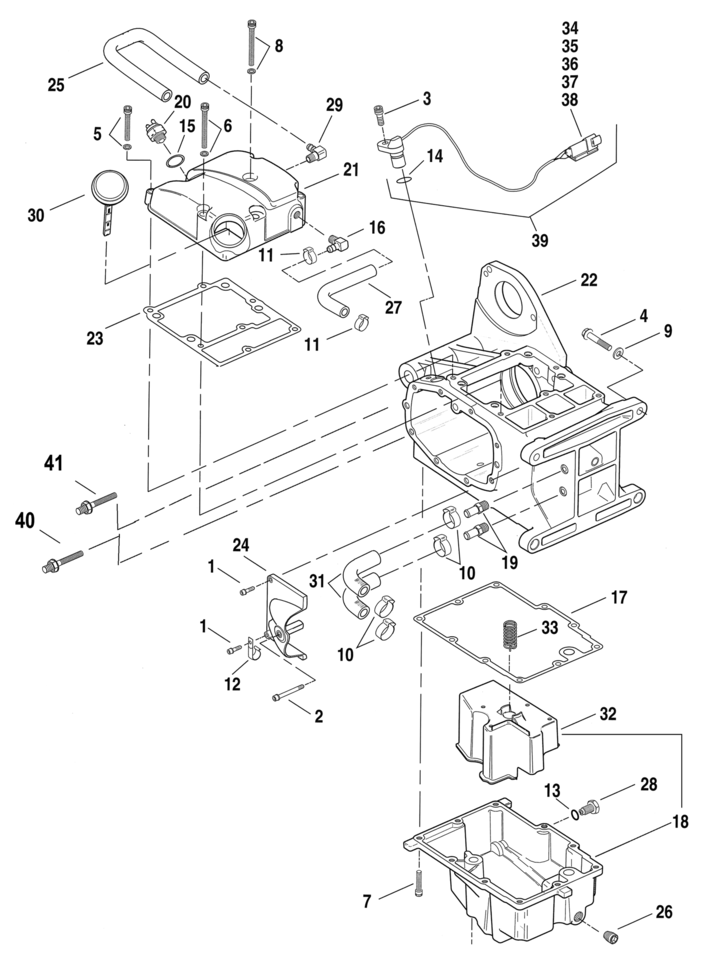 S&S Cycle Transmission Housing Parts 1999-2005 Dyna