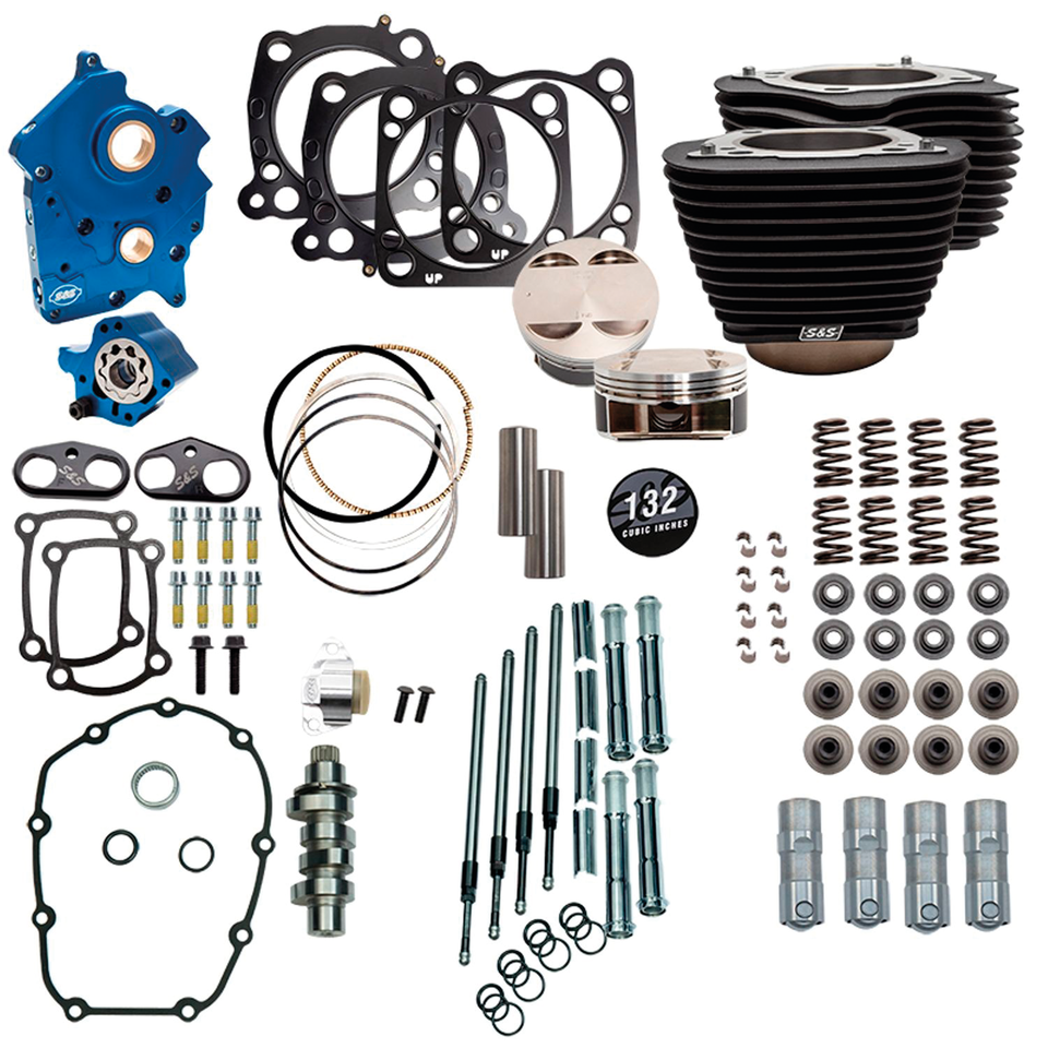 S&S 124CI, 128CI, 129CI & 132CI Power Packages for Milwaukee Eight – Engine