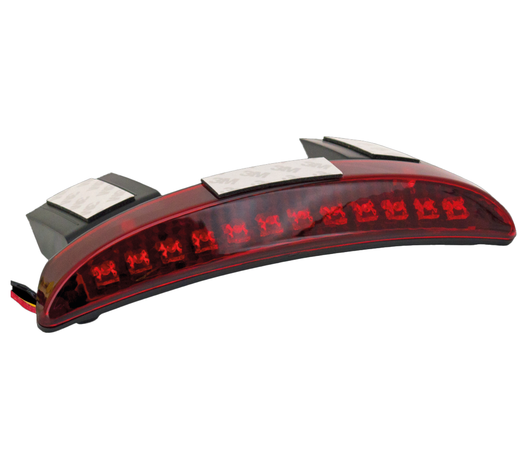Zodiac Revox Chopped Fender Lights for Sportster & Milwaukee Eight Fat Bob – Electric & Light