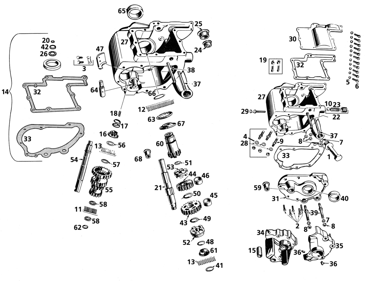 Samwel Supplies Transmission Parts 45CI Twins