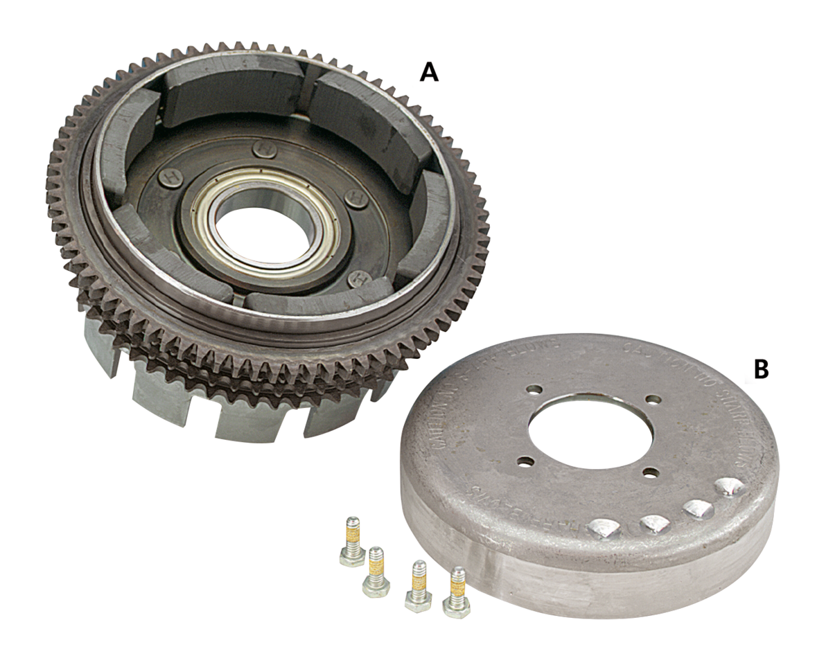 Zodiac Clutch Parts for Late 1984-1990 Sportster – Primary & Clutch